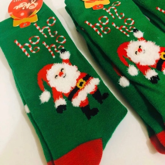 CHRISTMAS NOVELTY SOCKS X 3 - Picture 2 of 5